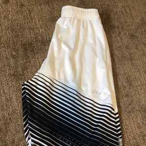 ONE DAY OFFER! White nike elite basketball shorts